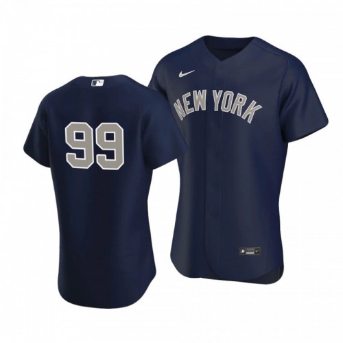 New York Yankees Aaron Judge 2020 Season Jersey Authentic Navy Alternate [Clearance Sale]