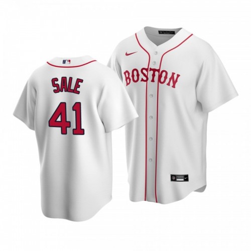 Red Sox Chris Sale 2020 Season Replica White Alternate Jersey [Clearance Sale]